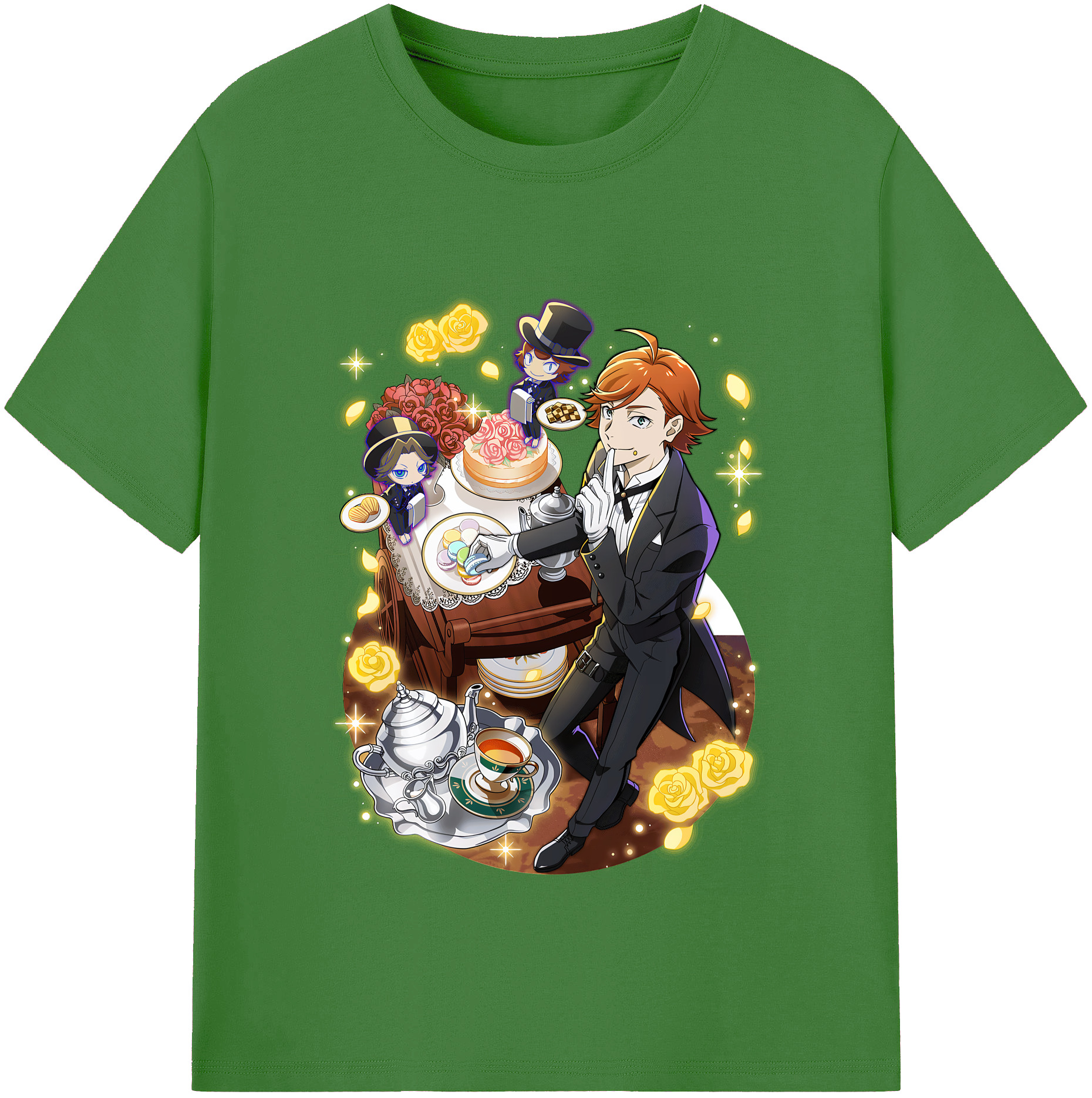 （画像用） 文豪ストレイドッグス Bungo Stray Dogs レディースカジュアルプリントTシャツ（綿100％）